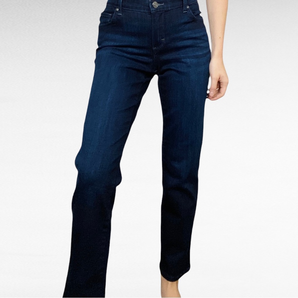 Lee | Dark Blue Wash Denim Relaxed Fit Straight Leg Jeans
